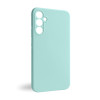 Чехол Full Silicone Case для Samsung Galaxy A34 5G/A346 (2023) turquoise (17) (без логотипа)