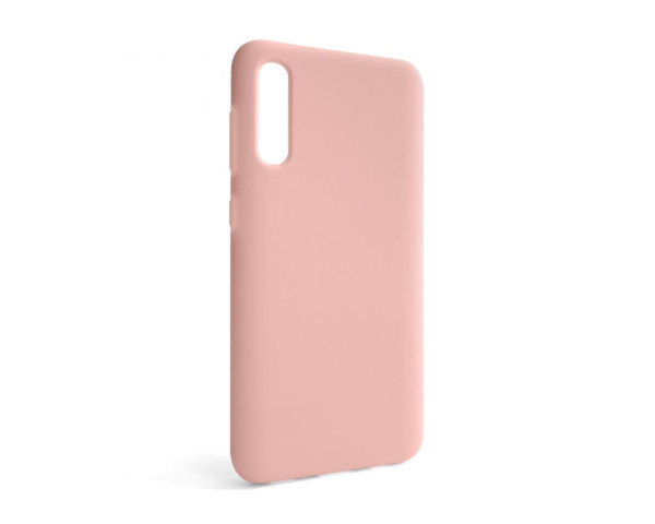 Чехол Full Silicone Case для Samsung Galaxy A50/A505 (2019) light pink (12) (без логотипа)