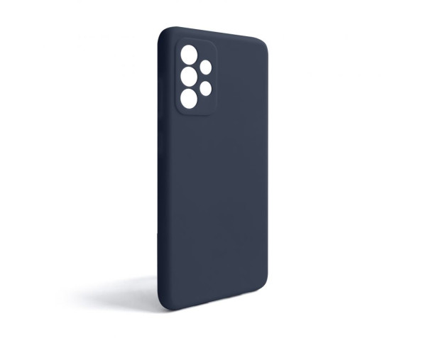 Чехол Full Silicone Case для Samsung Galaxy A52 4G/A525 (2021) dark blue (08) (без логотипа)
