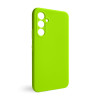 Чохол Full Silicone Case для Samsung Galaxy A55 5G/A556 (2024) fluorescent green (39) (без логотипу)