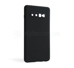 Чохол Full Silicone Case для Samsung Galaxy S10 Plus/G975 (2019) black (18) (без логотипу)