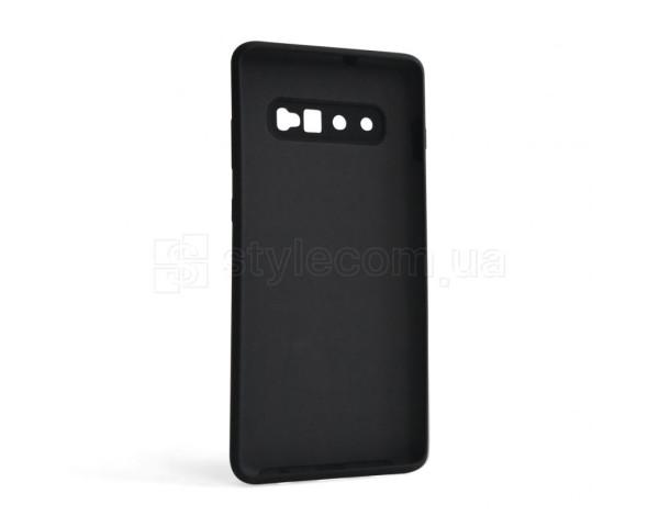 Чохол Full Silicone Case для Samsung Galaxy S10 Plus/G975 (2019) black (18) (без логотипу)