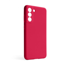 Чохол Full Silicone Case для Samsung Galaxy S21 FE/G990 (2022) rose red (42) (без логотипу)