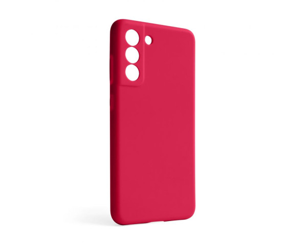 Чохол Full Silicone Case для Samsung Galaxy S21 FE/G990 (2022) rose red (42) (без логотипу)