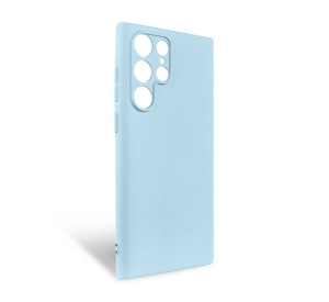 Чохол Full Silicone Case для Samsung Galaxy S24 Ultra/S921 (2024) light blue (05) (без логотипу)