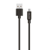 Кабель USB WALKER C725 Lightning black