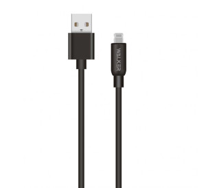 Кабель USB WALKER C725 Lightning black