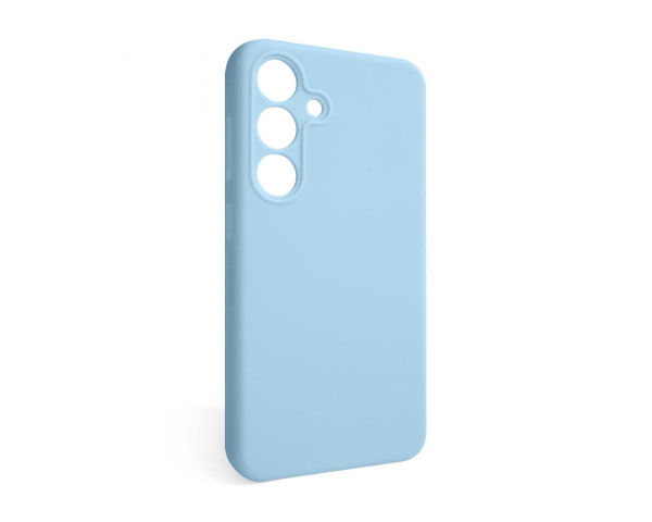 Чехол Full Silicone Case для Samsung Galaxy S24/S921 (2024), S25/S931 (2025) light blue (05) (без логотипа)
