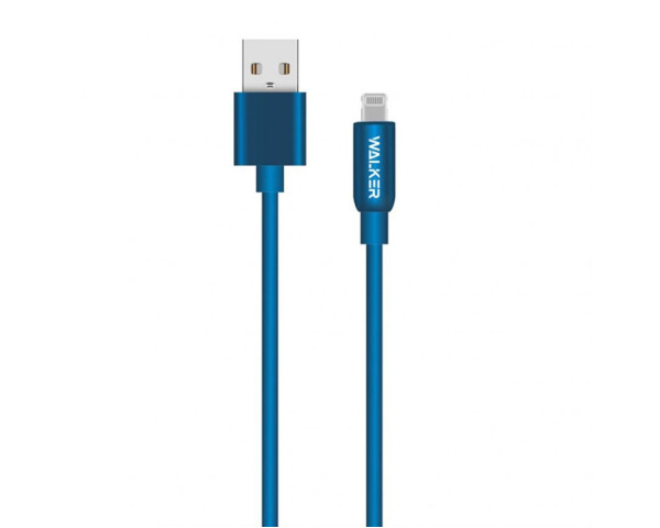 Кабель USB WALKER C725 Lightning dark blue