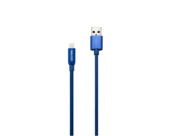Кабель USB WALKER C725 Lightning dark blue