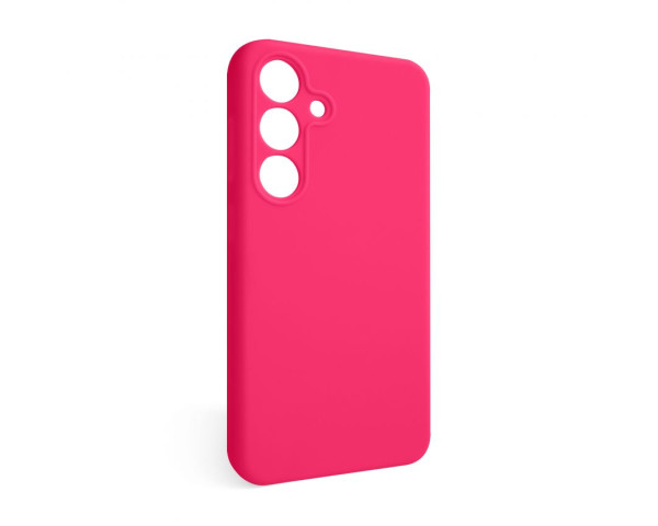 Чехол Full Silicone Case для Samsung Galaxy S24/S921 (2024), S25/S931 (2025) fluorescent rose (37) (без логотипа)