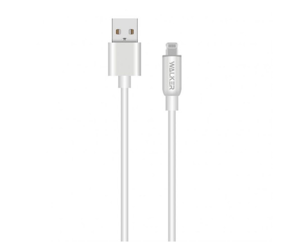 Кабель USB WALKER C725 Lightning white