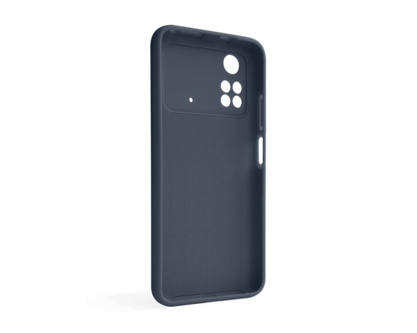 Чехол Full Silicone Case для Xiaomi Poco M4 Pro 4G dark blue (08) (без логотипа)