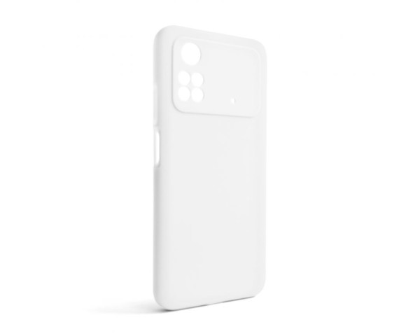 Чохол Full Silicone Case для Xiaomi Poco M4 Pro 5G white (09) (без логотипу)