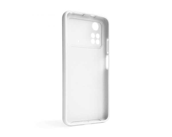 Чохол Full Silicone Case для Xiaomi Poco M4 Pro 5G white (09) (без логотипу)