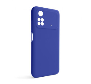 Чехол Full Silicone Case для Xiaomi Poco M4 Pro 5G violet (36) (без логотипа)