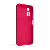 Чехол Full Silicone Case для Xiaomi Poco M4 Pro 5G fluorescent rose (37) (без логотипа)