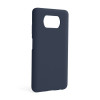 Чохол Full Silicone Case для Xiaomi Poco X3 Pro dark blue (08) (без логотипу)