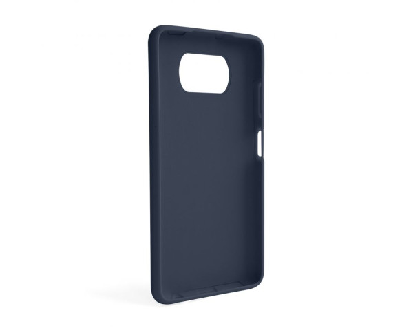 Чохол Full Silicone Case для Xiaomi Poco X3 Pro dark blue (08) (без логотипу)