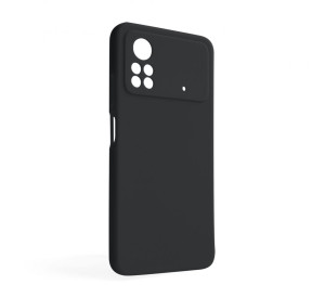 Чехол Full Silicone Case для Xiaomi Poco X4 Pro black (18) (без логотипа)