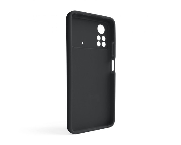 Чохол Full Silicone Case для Xiaomi Poco X4 Pro black (18) (без логотипу)