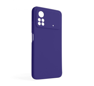 Чохол Full Silicone Case для Xiaomi Poco X4 Pro violet (36) (без логотипу)