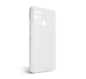 Чехол Full Silicone Case для Xiaomi Redmi 10C white (09) (без логотипа)