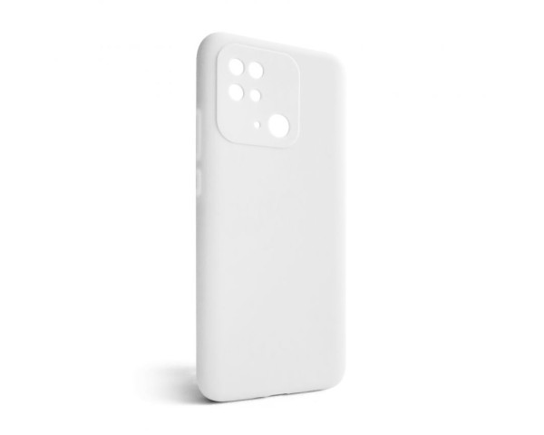 Чохол Full Silicone Case для Xiaomi Redmi 10C white (09) (без логотипу)