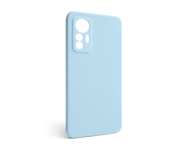 Чохол Full Silicone Case для Xiaomi Redmi 12 Lite light blue (05) (без логотипу)