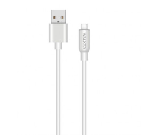Кабель USB WALKER C725 Micro white