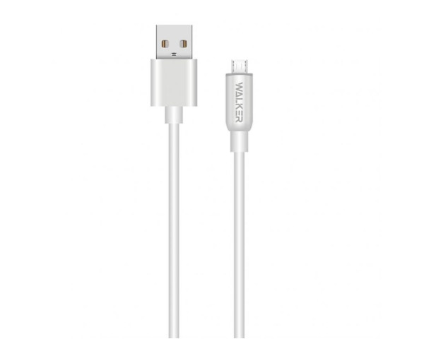 Кабель USB WALKER C725 Micro white