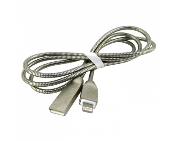 Кабель USB WALKER C730 Lightning silver