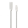 Кабель USB WALKER C730 Micro silver