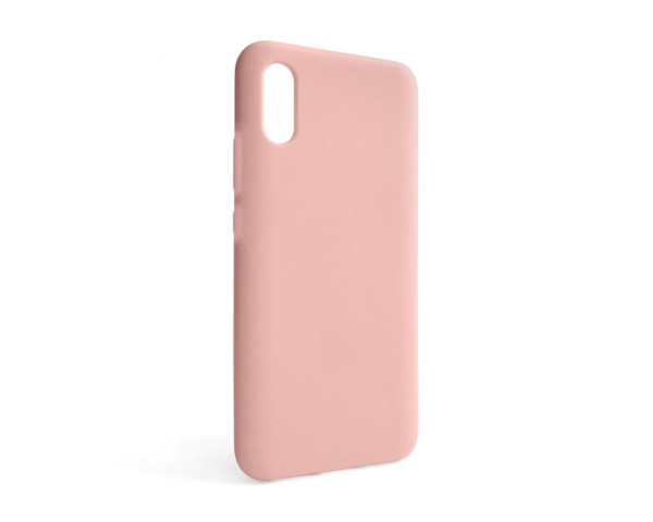 Чохол Full Silicone Case для Xiaomi Redmi 9A light pink (12) (без логотипу)