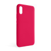 Чохол Full Silicone Case для Xiaomi Redmi 9A fluorescent rose (37) (без логотипу)