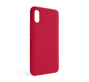 Чехол Full Silicone Case для Xiaomi Redmi 9A rose red (42) (без логотипа)