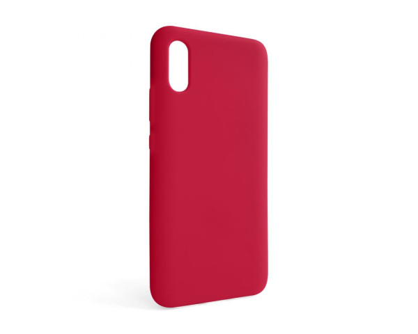 Чохол Full Silicone Case для Xiaomi Redmi 9A rose red (42) (без логотипу)