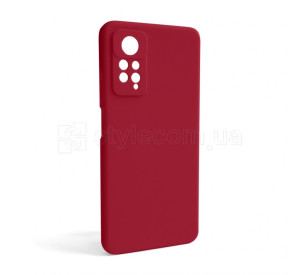 Чехол Full Silicone Case для Xiaomi Redmi Note 11 Pro floorescent rose (37) (без логотипа)