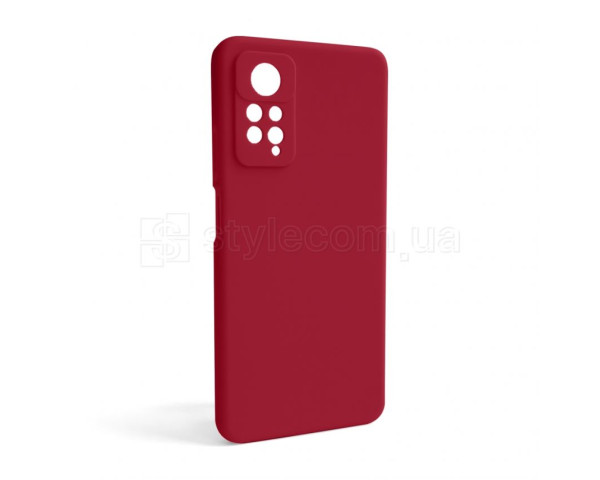 Чехол Full Silicone Case для Xiaomi Redmi Note 11 Pro floorescent rose (37) (без логотипа)