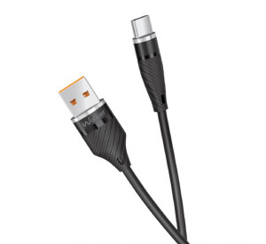 Кабель USB WALKER C735 Type-C 2м black