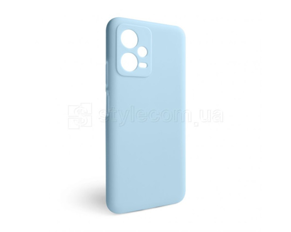Чехол Full Silicone Case для Xiaomi Redmi Note 12 5G light blue (05) (без логотипа)