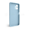 Чехол Full Silicone Case для Xiaomi Redmi Note 12 5G light blue (05) (без логотипа)