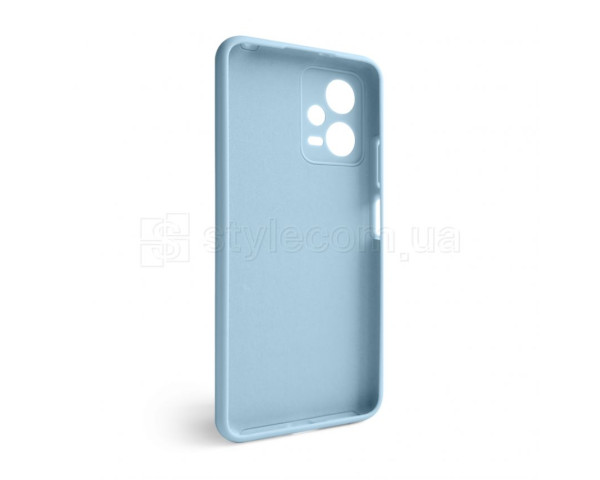 Чехол Full Silicone Case для Xiaomi Redmi Note 12 5G light blue (05) (без логотипа)