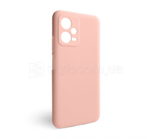 Чехол Full Silicone Case для Xiaomi Redmi Note 12 5G light pink (12) (без логотипа)