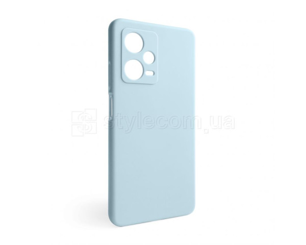 Чехол Full Silicone Case для Xiaomi Redmi Note 12 Pro 5G light blue (05) (без логотипа)