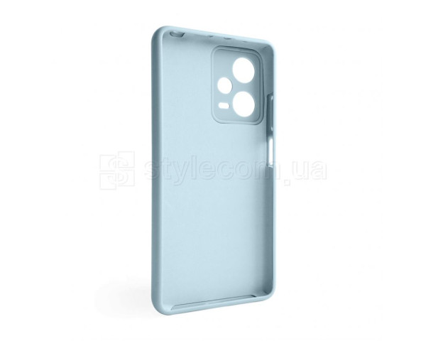 Чехол Full Silicone Case для Xiaomi Redmi Note 12 Pro 5G light blue (05) (без логотипа)