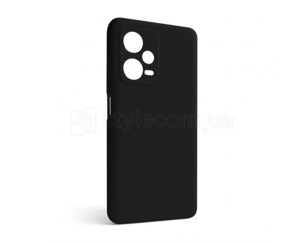 Чехол Full Silicone Case для Xiaomi Redmi Note 12 Pro Plus 5G black (18) (без логотипа)