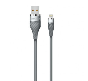 Кабель USB WALKER C735 Lightning grey