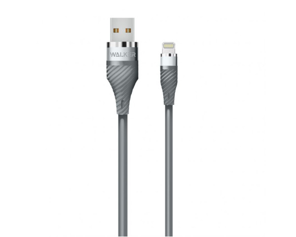 Кабель USB WALKER C735 Lightning grey