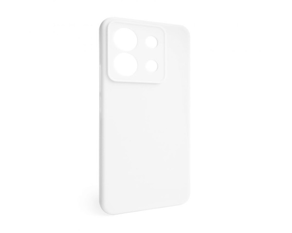 Чехол Full Silicone Case для Xiaomi Redmi Note 13 Pro 5G white (09) (без логотипа)